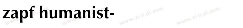 zapf humanist字体转换 zapf humanist字体转换